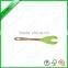 wooden spoon & fork bamboo with endible silicone