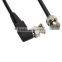 RG174/U BNC Plug Coaxial Cable Assemblies - 50 Ohm Transmission Lines with Two Right Angle BNC Connectors