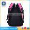 Hot sales durable 600d soft pink fancy women backpack bag