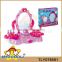 Fashion Design Pink Piano Pretend Glass Dresser Toy For Girl