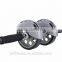 New 2 Wheels Ab Roller No Noise Indoor Exercise Equipment Abdominal Muscle Trainer Wheel multifunctional AB wheel
