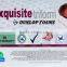 Blank PA coated polyester satin for Mattress Label