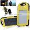 8000mAh Solar Charging Treasure Portable Dual USB Charger Emergency LED Flashlight LED Lamp Lighting