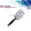 MY GIRL resin crystal mair personalized hair brush paddle brush wholesale