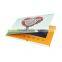 Magnetic switch 5inch lcd video greeting card for wedding invitation