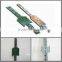 Green painted Q235 steel studded metal T Post