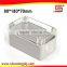 electrical transparent weatherproof pvc plastic junction box ip65