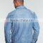 quilted Mens blue 100% cotton denim Jean jacket (LOTJ300)