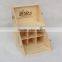 6 Bottle Wooden Wine Box Wood Wine Box With Logo