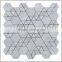 White carrara floor tile patterns for small bathroom marble mosaic tiles