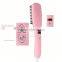 2 in 1 anion LCD electric fast straight hair brush