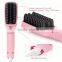 high quality 2 in 1 private label best brush for straightening thick hair