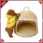 S&D Pet Accessories handmade lovely sofa shaped rattan dog bed pet bed