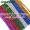 DIY assorted colors metallic wire chenille stems