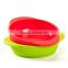 kid toddler snack fruit salad bowl containe shatterproof food grade silicone