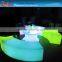 Plastic Party Events Club Bar Used Illuminated LED stool