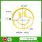 Eco-friendly round shape smile face silicone fried egg ring egg pancake ring