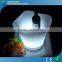 RGB Bar Furniture Ice Bucket Illuminated Plastic LED Holder