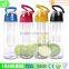 750ml bpa free fruit infuser bottle, drinking water bottle