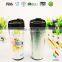aibaba com 350ml Starbuckers Double Wall hard Plastic tumbler Cup