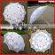 victorian style white lace crafts parasol for promotion