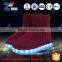 HFR-TS-12-3 New style shiny shoelaces nylon round ankle boots