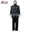 Personal Protective Euqipment Black Refelective Raincoat