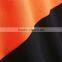 Orange and black contrast color hoodie with earphone hoodie drawstring