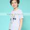 Fashion soft simple printed kids t-shirts