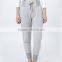 Hot sale custom lightweight lady grey plain cargo joggers