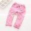 S60632B 2017 Casual Polka Dot Girls Pants Print Cotton For Kids