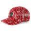 all custom printing pattern 5 panel hat and cap
