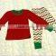 2017 New design comfort Kids green striped Family Christmas Pajamas Baby Toddler New Year Children Pajamas sets