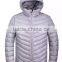 Fashion shiny nylon down jackets/men winter thick down jacket/mens down jackets with hoods