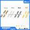Stylish Metal for Yeezy Style Aglets Shoelace Tips DIY Replacement - Premium Gold Metal Tippings - DIY Shoe Lace Tips