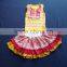 Mustard Pie Remake Baby Cardigan 3 Pcs Outfits Striped Top & Skirt And Cardigan QL-22
