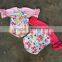 One-piece baby reglan t shirt wholesale bulk clothing cotton/spandx mixed ruffle clothes kids shirt