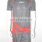 customized soccer uniform grey red