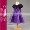China wholesale new coming children girl full size satin wedding dresses