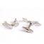 Sliver Plated Heart Wing For Men's Cufflinks Wedding cufflink