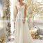 Sexy V-neck Long Trail Bride Dress High-end Custom Plus Size Fashion Slim Wedding Dress