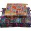 Wholesale Sari Patchwork Floor Pillows Square Handmade Ottoman