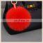 2016 Fashion Chinese Wholesale Hat Accessory Fluffy 12cm Genuine Fox Fur Pom Pom Keychain