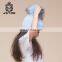 Superior Stable With Braids Fur Ball Beanie Hat