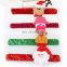 Christmas Bracelets Wristband LED Slap Snap Bracelets Hand Clap Patting Circle Band Christmas Party Favor For Kids