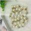 2017 pearl button Flatback button with rhiestone for garment decoration