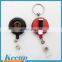 ECO-Friendly cheap Plastic retractable Reel Badge bolder with alligator clip