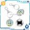 Zinc Alloy Tourism Souvenir Fashion Rhinestone Metal Wholesale Key Promotion Gift Keychain