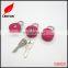 Factory supply red metal padlock for notebook