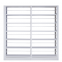 Library Double Sided Steel Book Rack Classic Bookshelf
